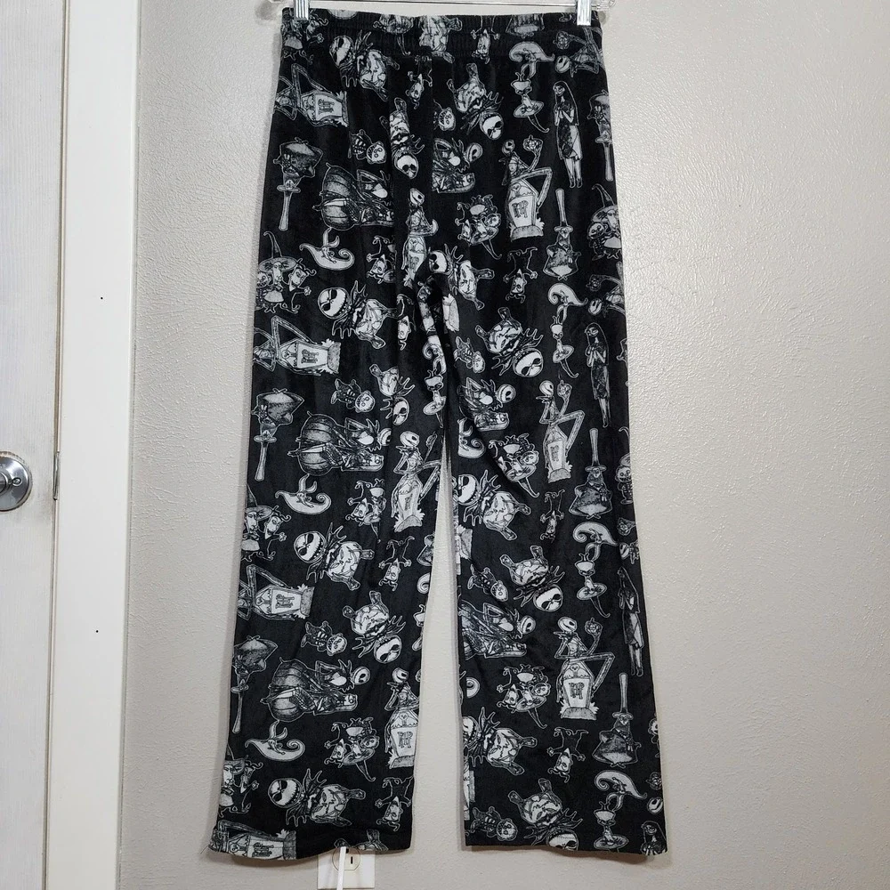 Disney The Nightmare Before‎ Christmas Pajama Pants Small Pockets Unisex Soft - Picture 2 of 11